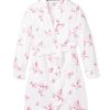 Femmes Petite Plume | Robe En Serge Pour Femmes A Fleurs Roses Anglaises