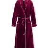 Femmes Petite Plume | Robe En Velours Pour Femmes En Grenat Royal