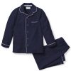 Enfants Petite Plume Pyjamas | Ensemble Pyjama En Flanelle Pour Enfant En Bleu Marine