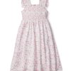 Enfants Petite Plume Vetements De Jour | Robe Margaux En Serge Pour Fille A Fleurs Dorset