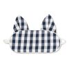 Enfants Petite Plume Pantoufles Et Accessoires | Masque De Sommeil Kid'S Kitty En Vichy Bleu Marine