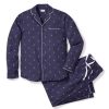 Hommes Petite Plume | Ensemble Pyjama En Serge Pour Hommes En Ancres De Portsmouth