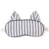 Enfants Petite Plume Pantoufles Et Accessoires | Masque De Sommeil Kid'S Kitty En Coutil Francais Marine