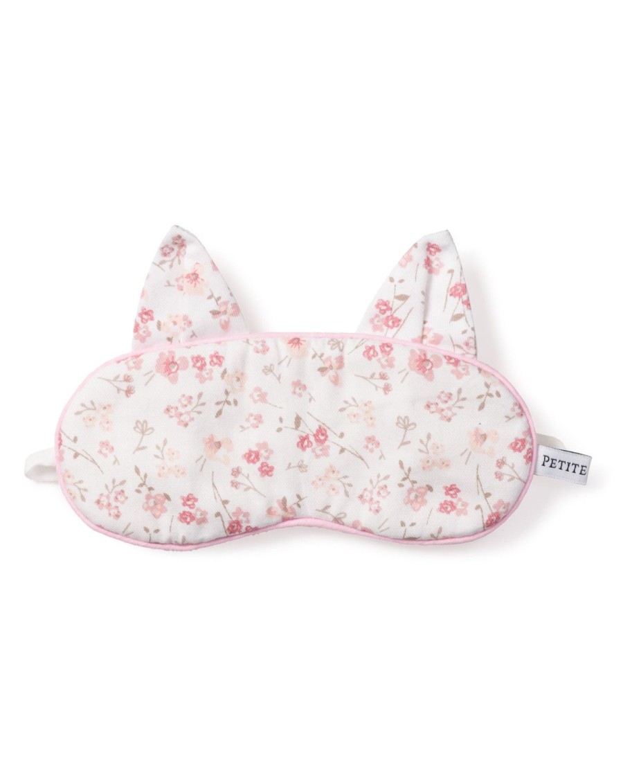 Enfants Petite Plume Pantoufles Et Accessoires | Masque De Sommeil Kid'S Kitty A Fleurs Du Dorset