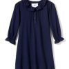 Enfants Petite Plume Chemises De Nuit | Chemise De Nuit Victoria En Flanelle Pour Fille En Bleu Marine