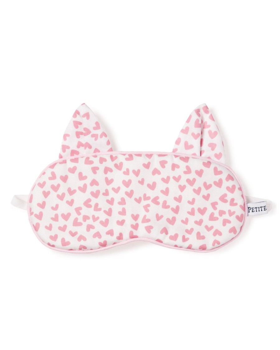 Enfants Petite Plume Pantoufles Et Accessoires | Masque De Sommeil Kid'S Kitty En Amoureux