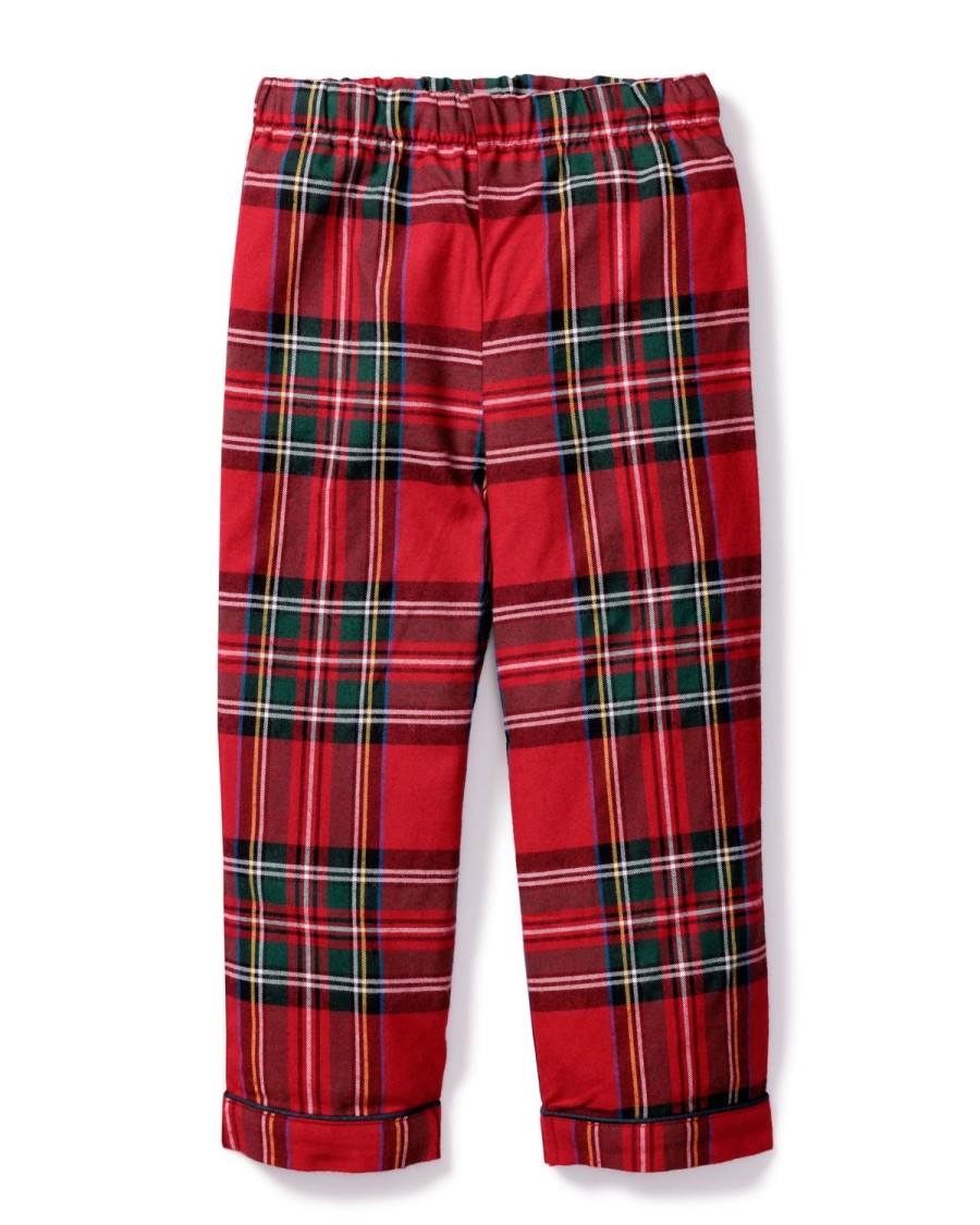 Enfants Petite Plume Pyjamas | Pantalon De Pyjama En Coton Brosse Pour Enfant En Tartan Imperial