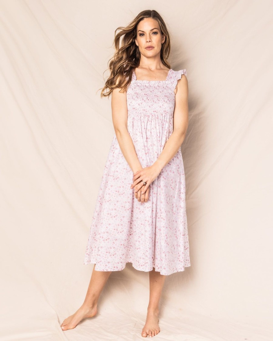 Femmes Petite Plume | Robe Margaux En Serge Pour Femmes A Fleurs Dorset