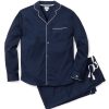 Hommes Petite Plume | Pyjama En Serge Pour Hommes En Bleu Marine