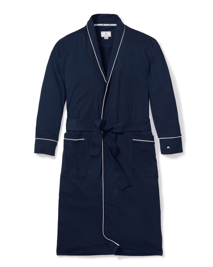 Hommes Petite Plume | Robe Pima Pour Hommes En Bleu Marine