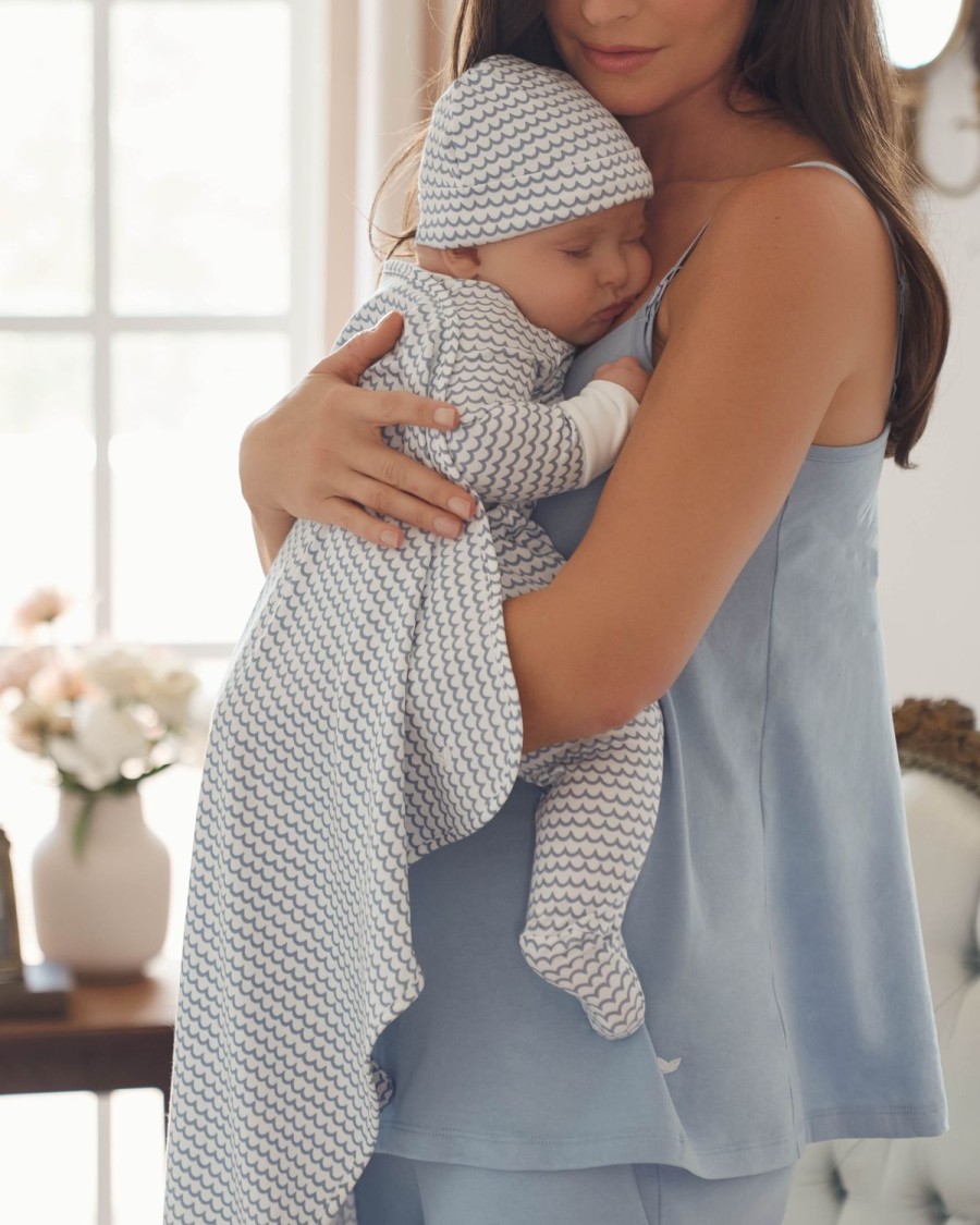 Enfants Petite Plume Barboteuse | Ensemble Bebe Bienvenue A La Maison - La Mer