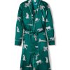 Hommes Petite Plume | Robe Longue En Soie Pour Hommes En Panthere De Luxe