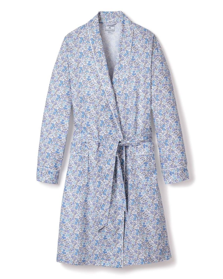 Femmes Petite Plume | Robe En Serge Pour Femme En Fleur D'Azur