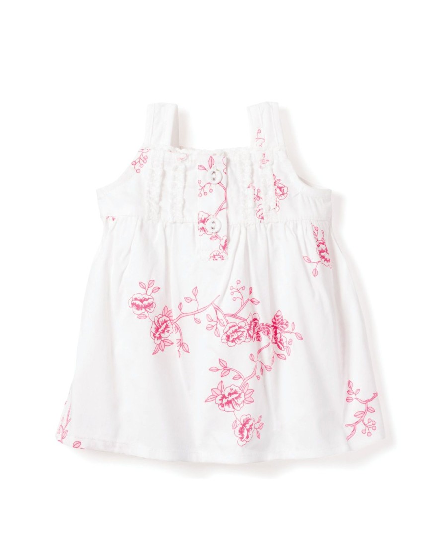 Enfants Petite Plume Pantoufles Et Accessoires | Pyjama De Poupee En Serge Pour Enfant A Fleurs Roses Anglaises