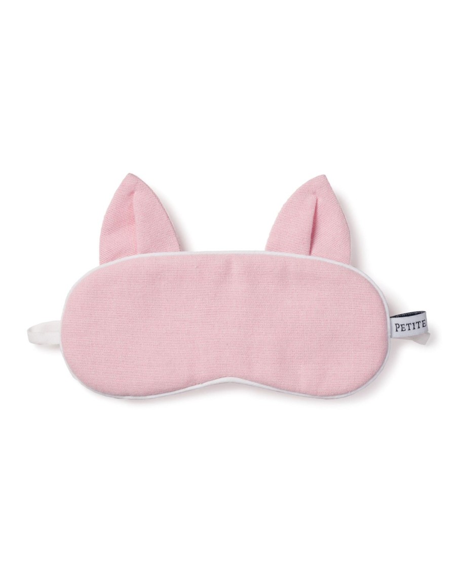 Enfants Petite Plume Pantoufles Et Accessoires | Masque Pour Les Yeux Kitty Pour Enfants En Rose