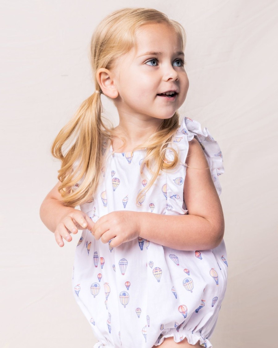 Enfants Petite Plume Barboteuse | Barboteuse A Volants En Serge Pour Bebe En Bon Voyage