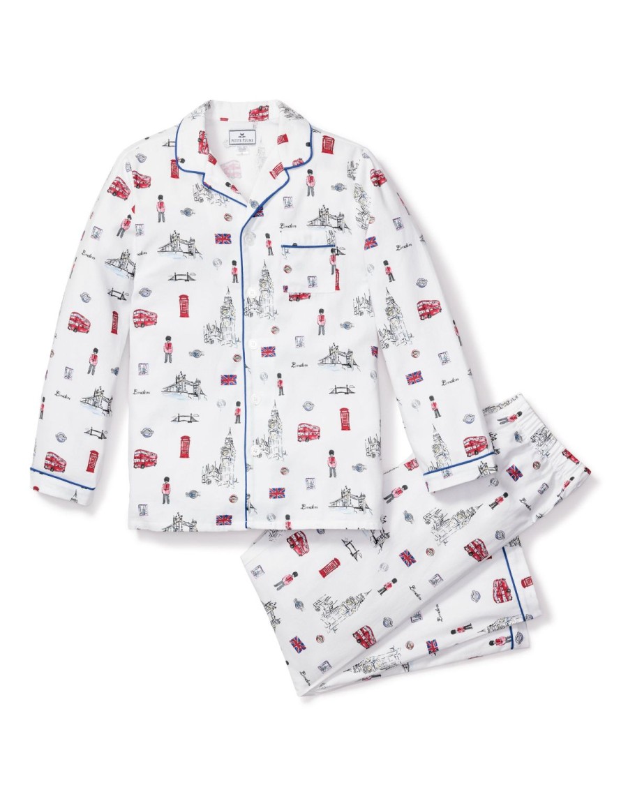 Enfants Petite Plume Pyjamas | L'Ensemble Pyjama En Serge Pour Enfants A Londres Vous Appelle