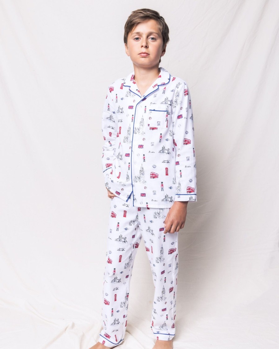 Enfants Petite Plume Pyjamas | L'Ensemble Pyjama En Serge Pour Enfants A Londres Vous Appelle