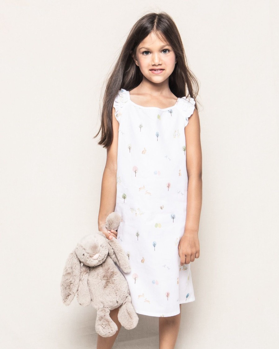 Enfants Petite Plume Chemises De Nuit | Chemise De Nuit Amelie Des Jardins De Paques Pour Fille