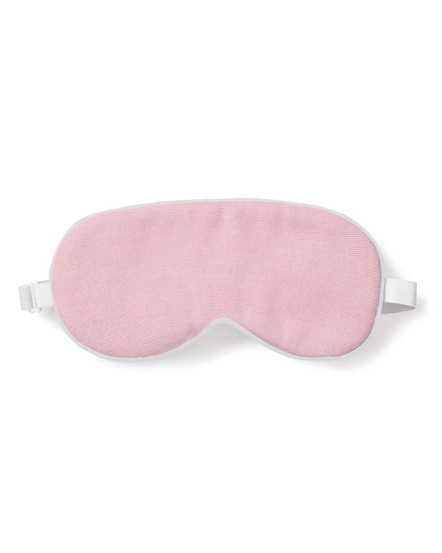 Femmes Petite Plume | Masque De Sommeil Traditionnel En Flanelle Rose Pour Femmes