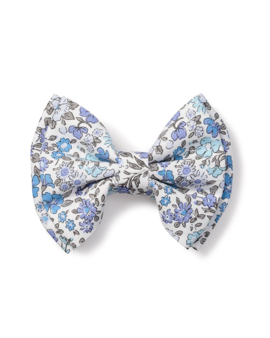 Enfants Petite Plume Accessoires | Noeuds Pour Cheveux En Serge Pour Fille A Fleur D'Azur