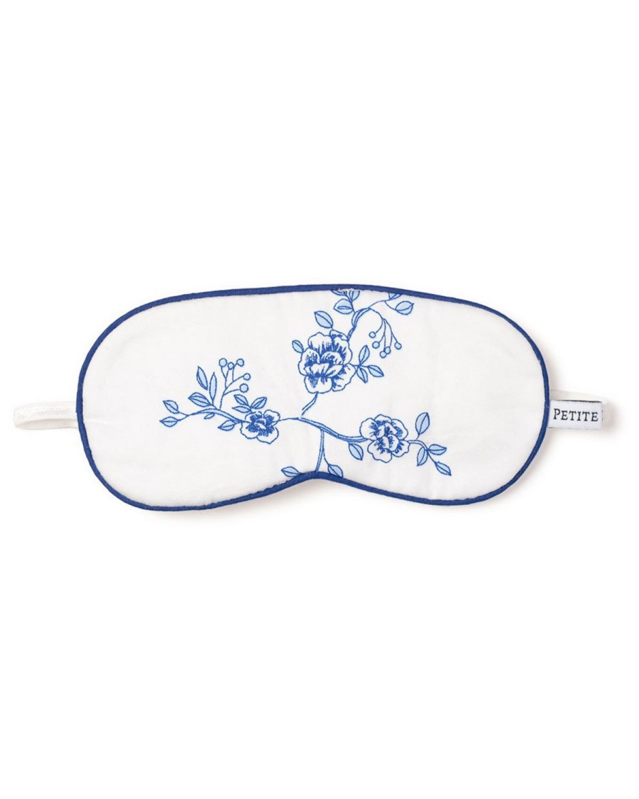 Enfants Petite Plume Pantoufles Et Accessoires | Masque De Sommeil Pour Enfants A Fleurs Indigo