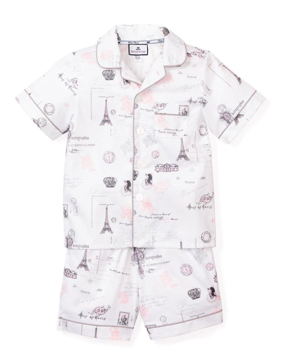 Enfants Petite Plume Pyjamas | Ensemble Pyjama Court En Serge Pour Enfant A Paris Musings