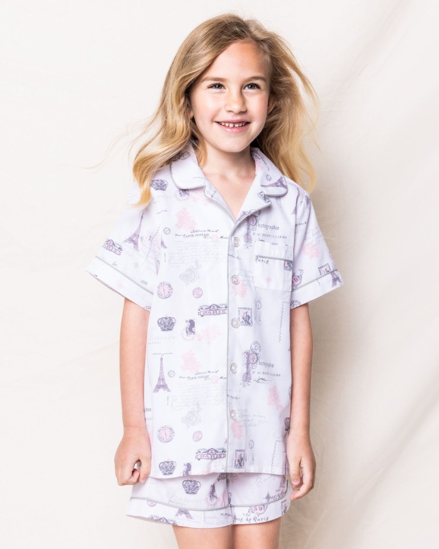 Enfants Petite Plume Pyjamas | Ensemble Pyjama Court En Serge Pour Enfant A Paris Musings