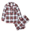 Enfants Petite Plume Pyjamas | Ensemble Pyjama En Coton Brosse Pour Enfant En Tartan Balmoral