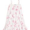 Enfants Petite Plume Chemises De Nuit | Chemise De Nuit En Serge Lily Pour Fille, Motif Floral Rose Anglais