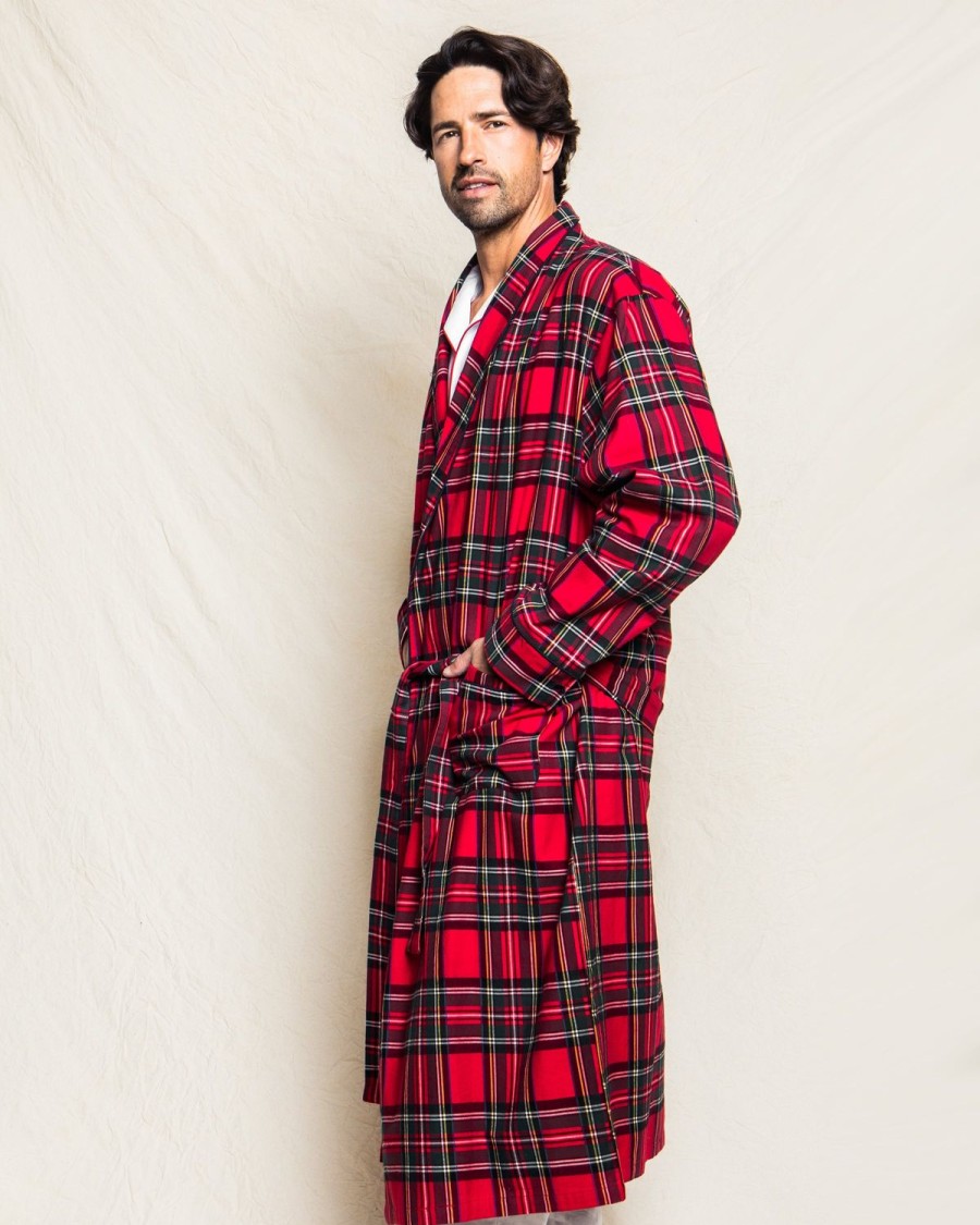 Hommes Petite Plume | Robe En Coton Brosse Pour Hommes En Tartan Imperial