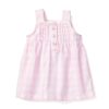 Enfants Petite Plume Pantoufles Et Accessoires | Chemise De Nuit De Poupee En Serge Pour Enfants En Vichy Rose