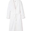 Hommes Petite Plume | Robe Longue En Jacquard Pour Hommes En Blanc