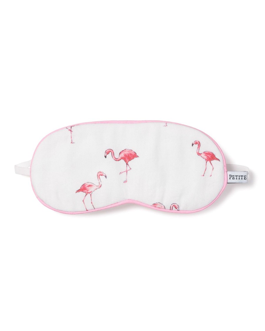 Enfants Petite Plume Pantoufles Et Accessoires | Masque De Sommeil Pour Enfants En Flamants Roses