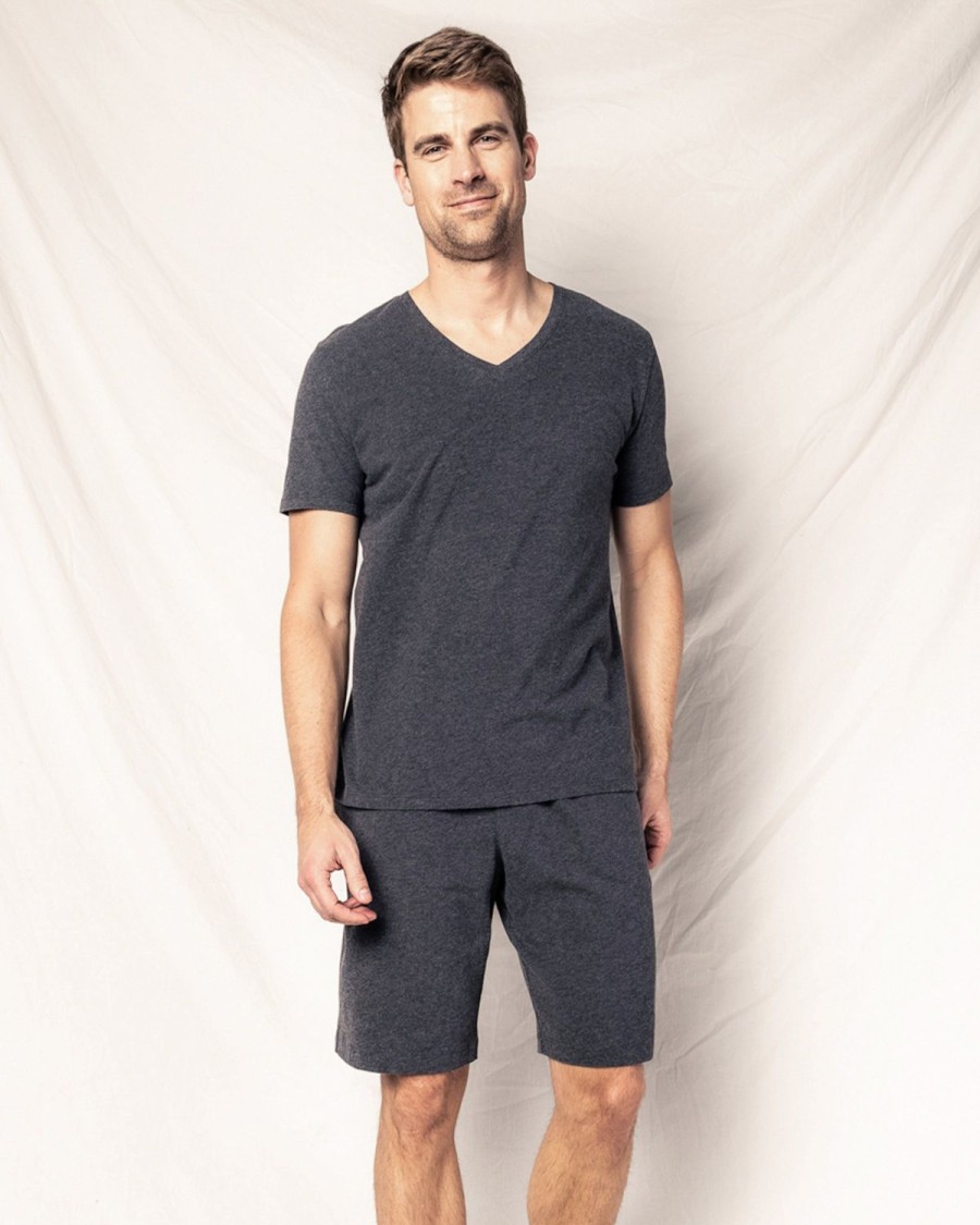 Hommes Petite Plume | Short Pima Pour Hommes En Chine Fonce