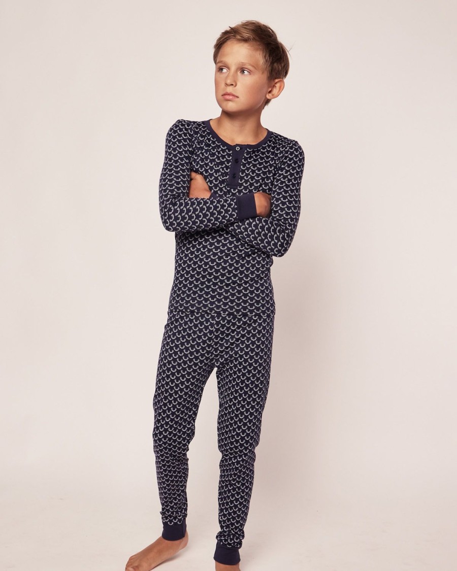 Enfants Petite Plume Pyjamas | Ensemble Pyjama Pima Snug Fit Pour Enfants Bois Nordiques