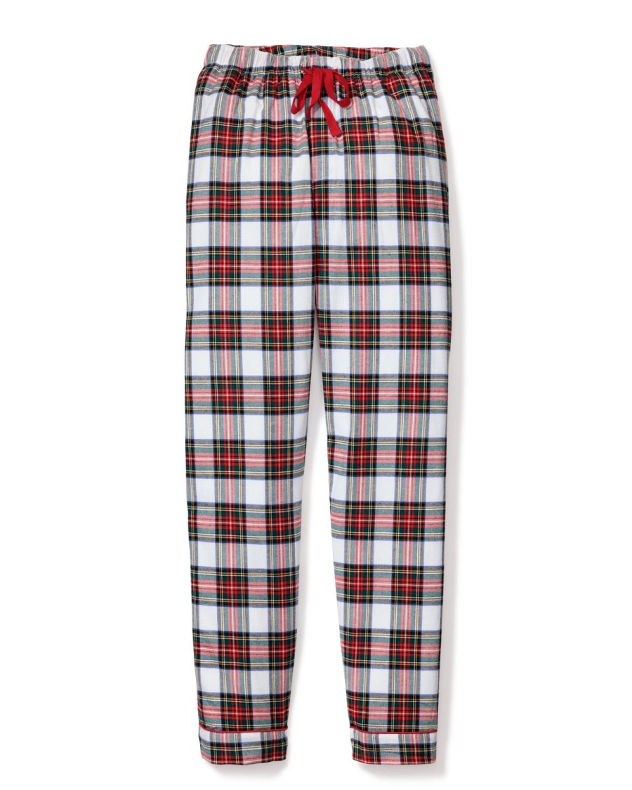 Hommes Petite Plume | Pantalon En Coton Brosse Pour Hommes En Tartan Balmoral