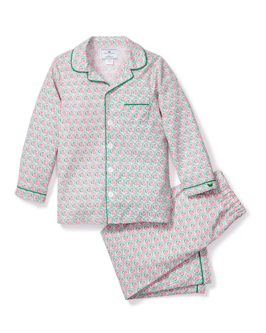 Enfants Petite Plume Pyjamas | Ensemble De Pyjama Pour Enfants A Imprime Exclusif Colony Hotel X Petite Plume