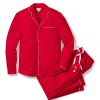 Hommes Petite Plume | Ensemble Pyjama En Flanelle Pour Hommes En Rouge