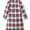 Enfants Petite Plume Chemises De Nuit | Chemise De Nuit Beatrice En Coton Brosse Pour Enfant En Tartan Balmoral