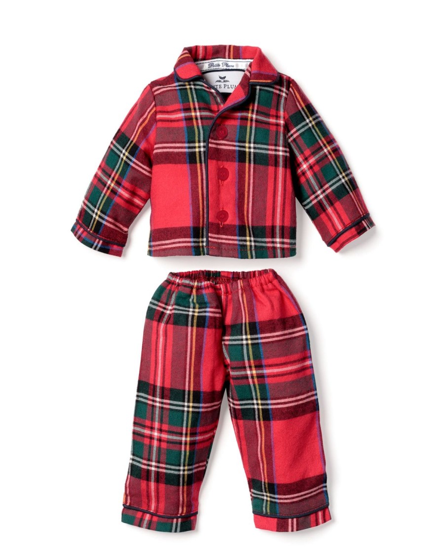 Enfants Petite Plume Pyjamas De Poupee Assortis | Pyjama De Poupee En Tartan Imperial