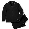 Hommes Petite Plume | Ensemble Pyjama Pima Pour Hommes En Noir