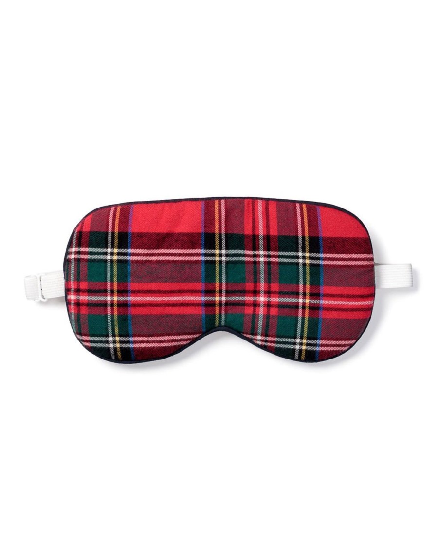 Hommes Petite Plume | Masque De Sommeil En Coton Brosse Pour Adulte En Tartan Imperial