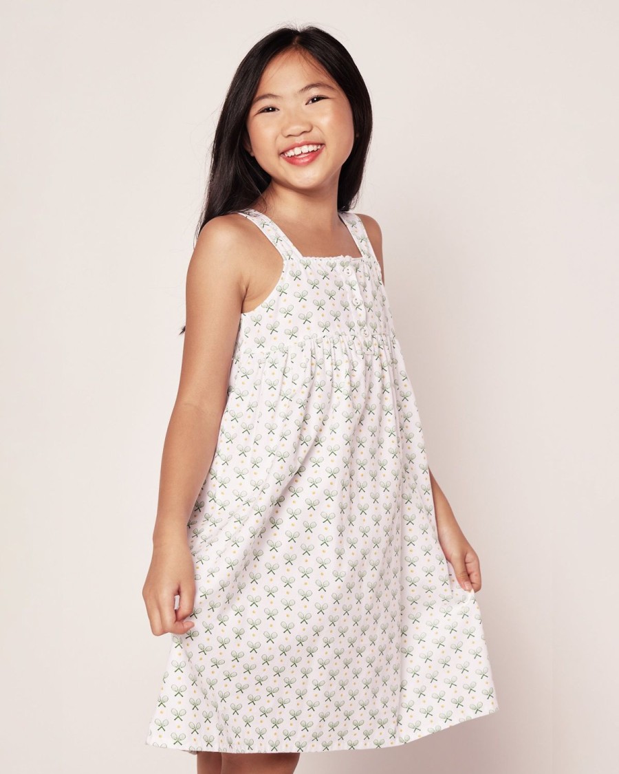 Enfants Petite Plume Chemises De Nuit | Chemise De Nuit Charlotte En Serge Pour Fille En Match Point