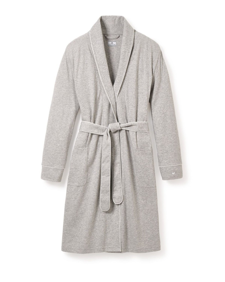 Femmes Petite Plume | Robe Pima Pour Femmes En Gris Chine Clair