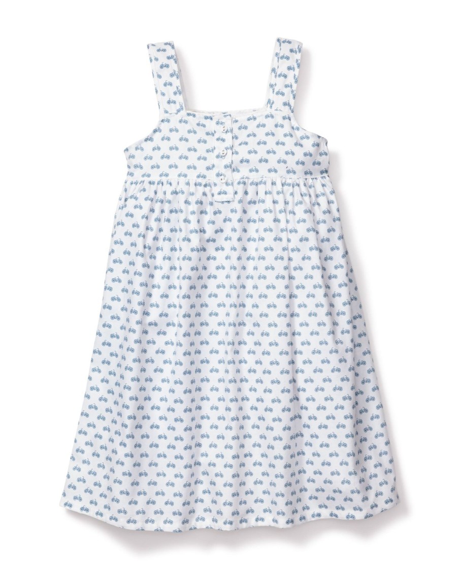 Enfants Petite Plume Chemises De Nuit | Chemise De Nuit Charlotte En Serge Pour Fille En Bicyclette