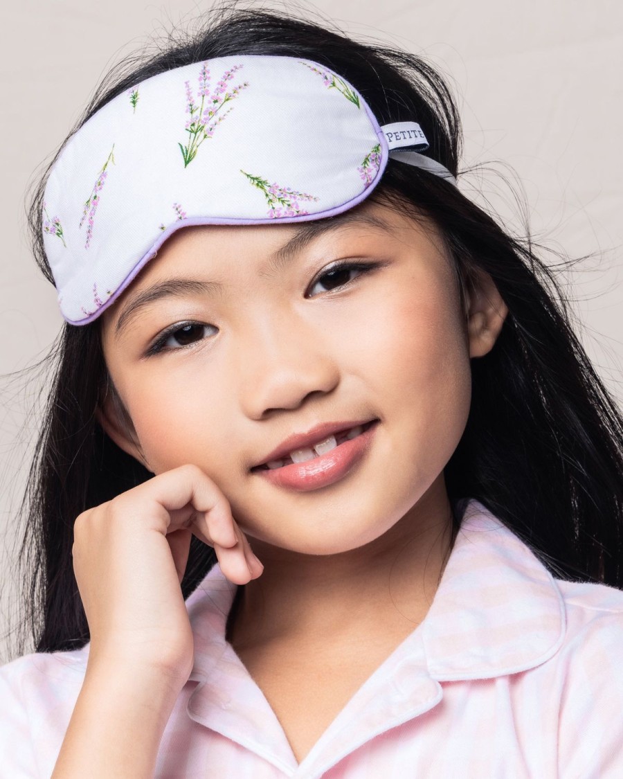 Enfants Petite Plume Pantoufles Et Accessoires | Masque De Sommeil Pour Enfant Dans Les Champs De Provence