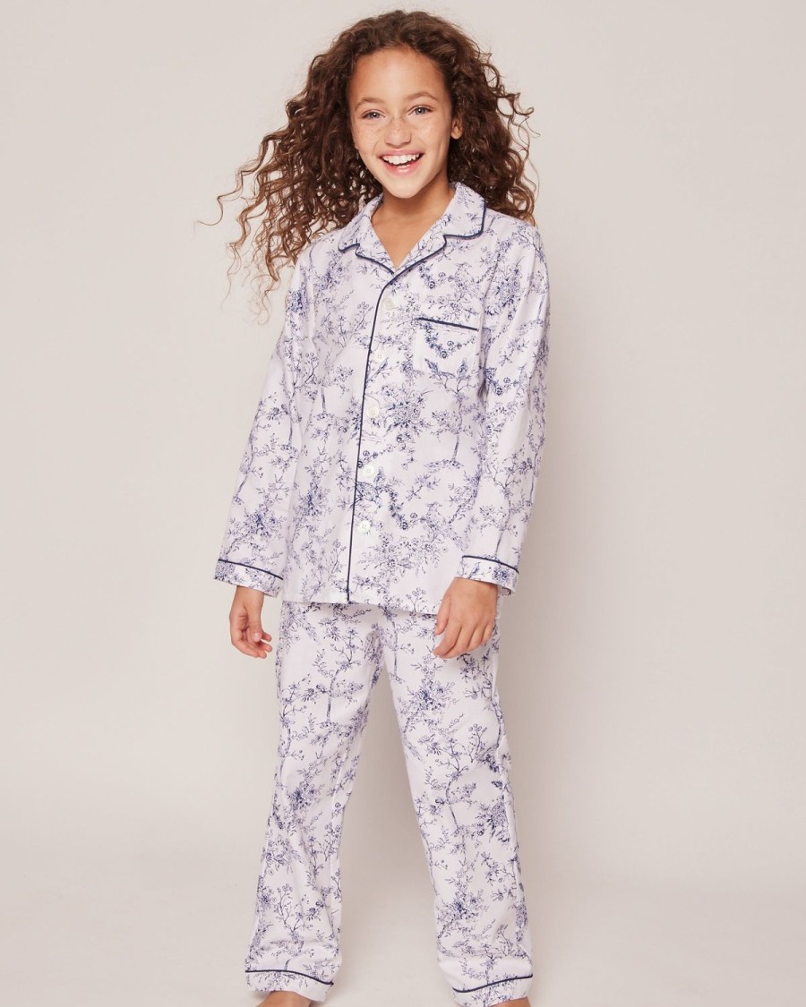 Enfants Petite Plume Pyjamas | Ensemble Pyjama En Serge Pour Enfant En Toile Intemporelle