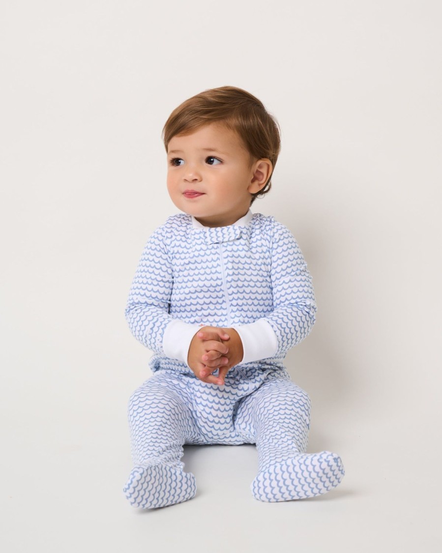 Enfants Petite Plume Barboteuse | Barboteuse Pima Snug Fit Pour Bebe A La Mer