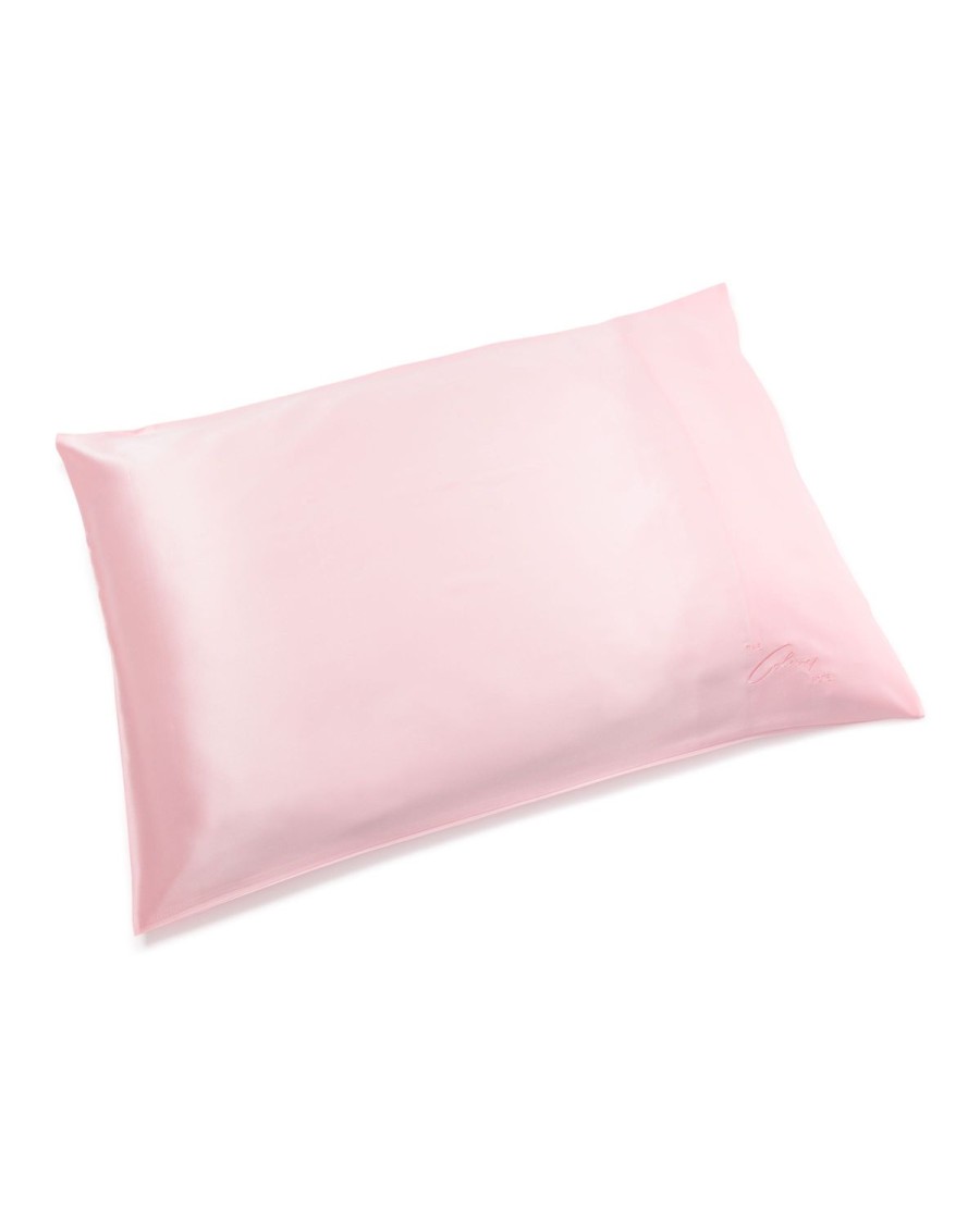 Maison Petite Plume Housses D'Oreiller | Housse De Coussin En Soie Colony Hotel X Petite Plume En Rose